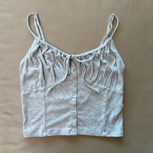 American Eagle Soft and Sexy Grey Tank Top
